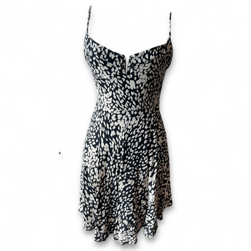 Blue Life Leopard Print Corset Mini Party Dress S - Picture 4 of 8